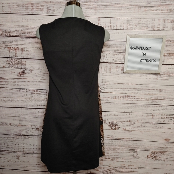 SANDRO Ferrone Leopard Print Dress Size M - Picture 6 of 11